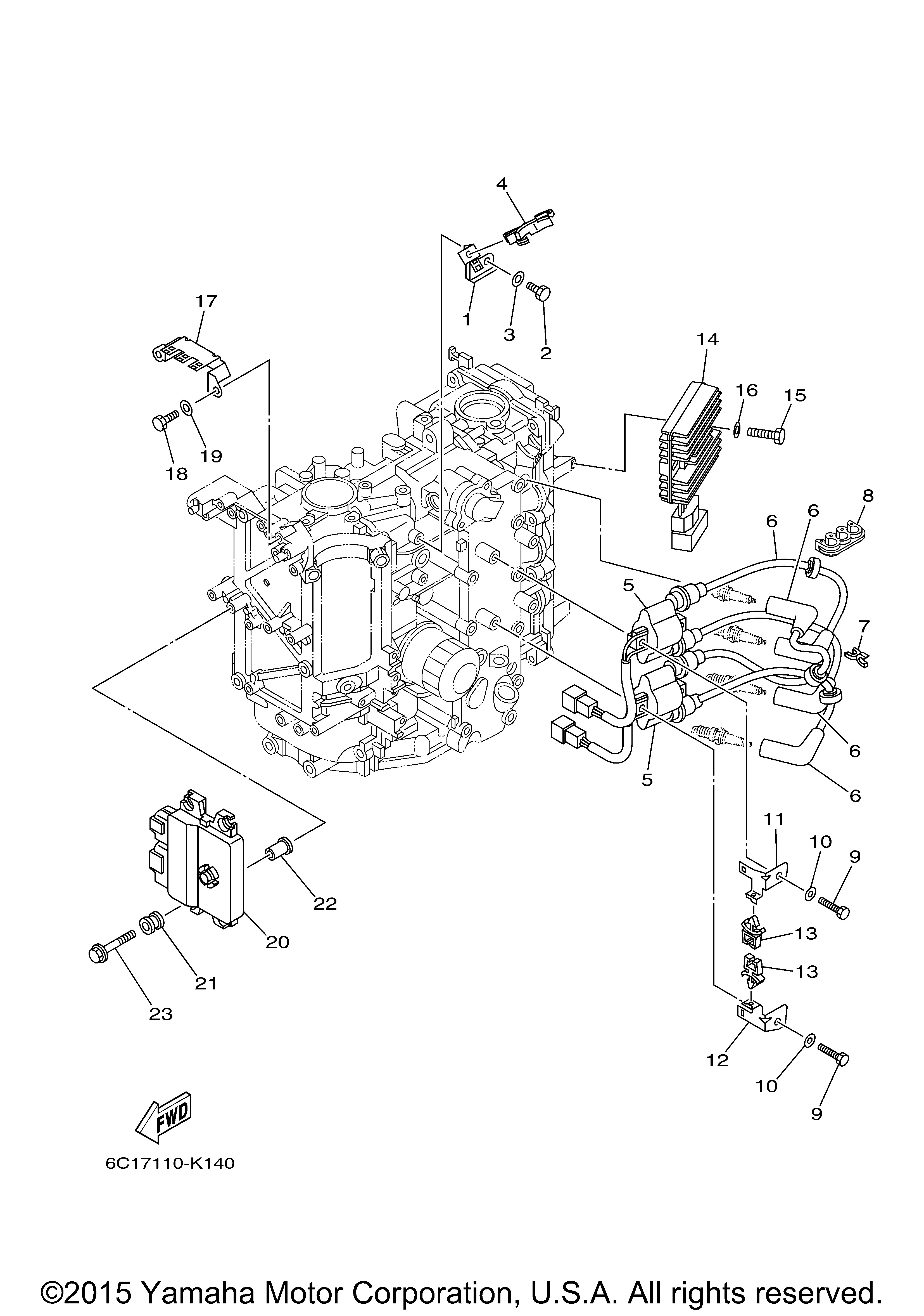 Yamaha Hp Outboard Parts Diagram Outboard Mercury Merc