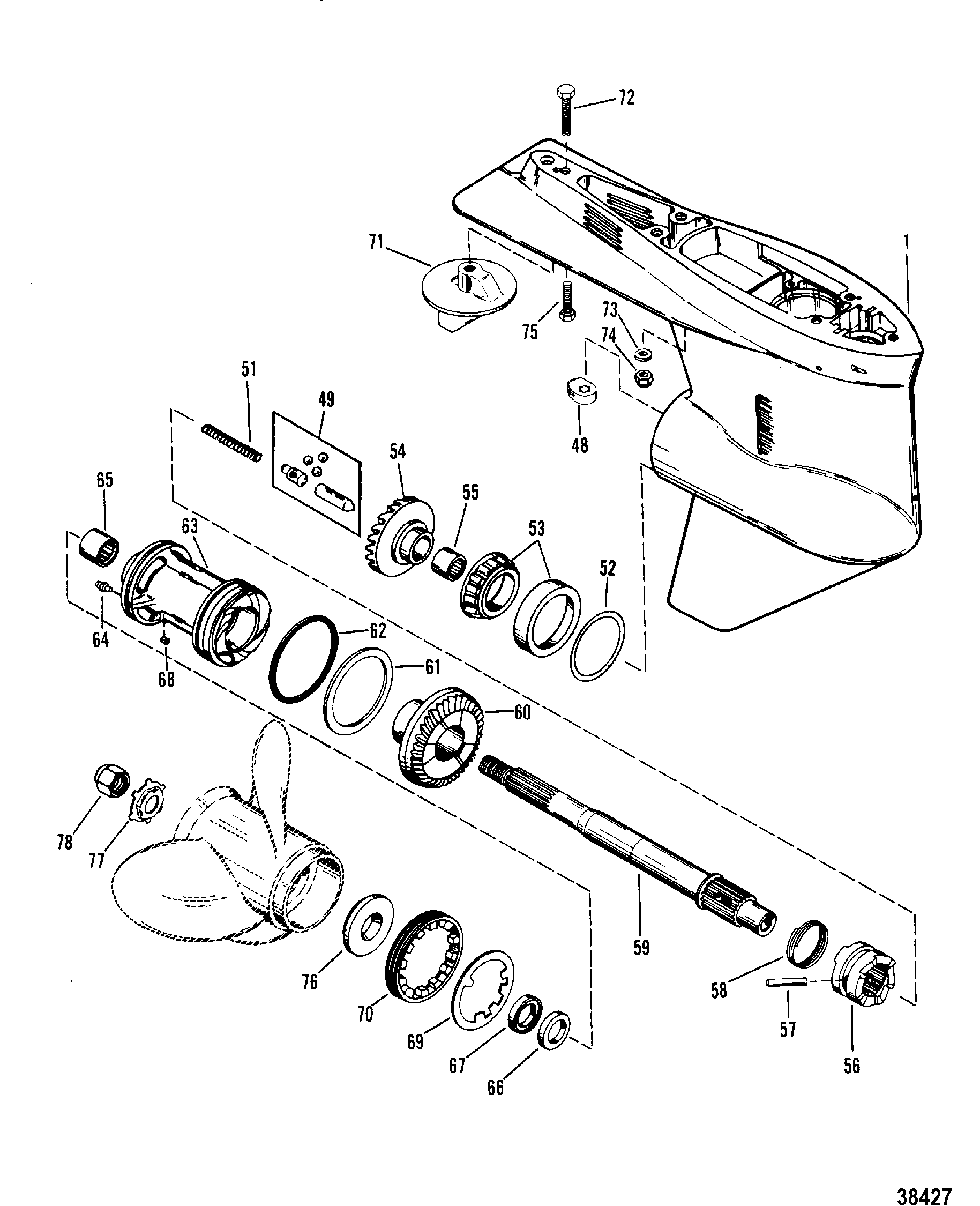 Mercury Lower Unit Parts