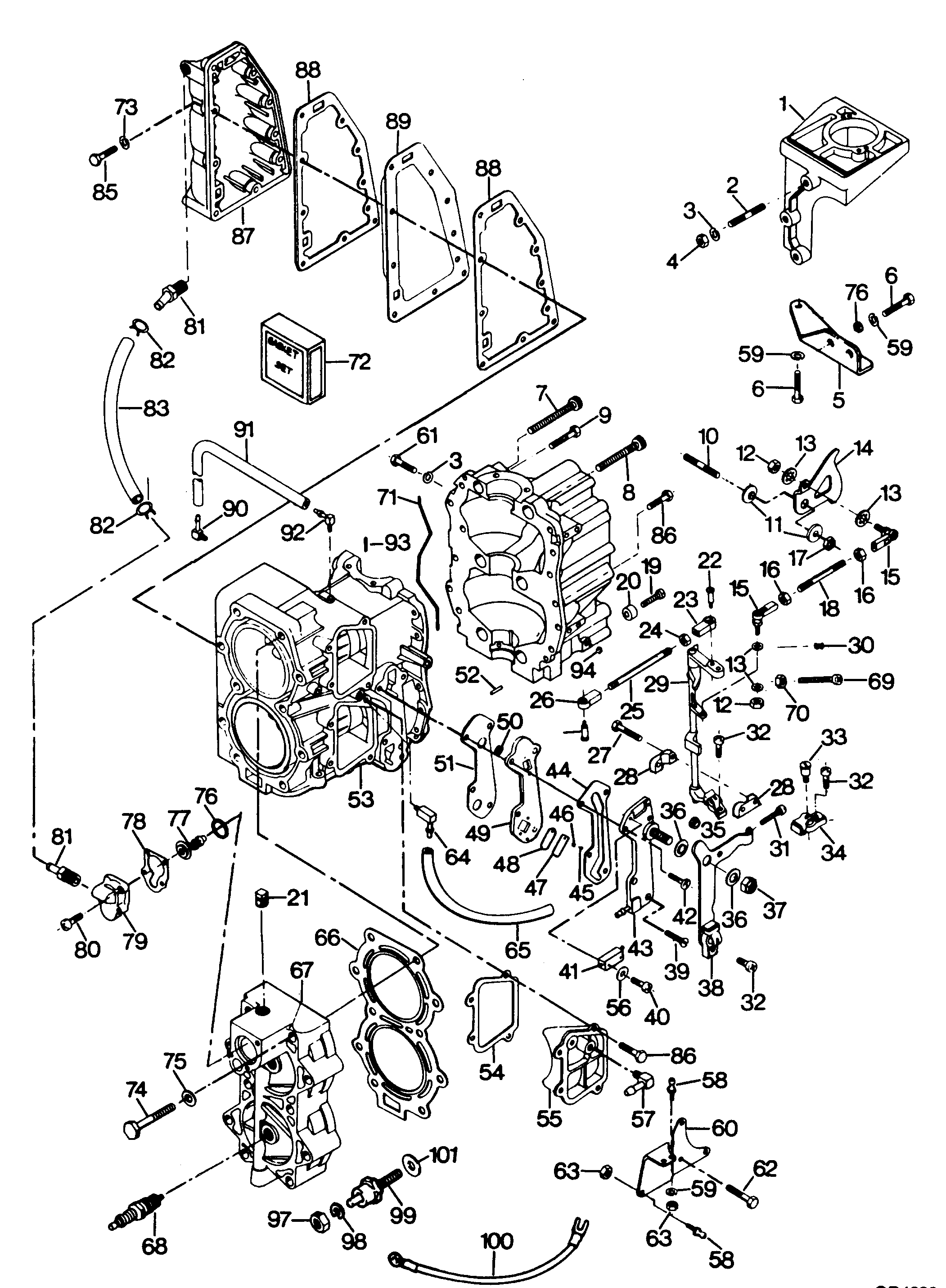 POWER HEAD - Mercury Outboard Motor Parts - Van’s Sport Center