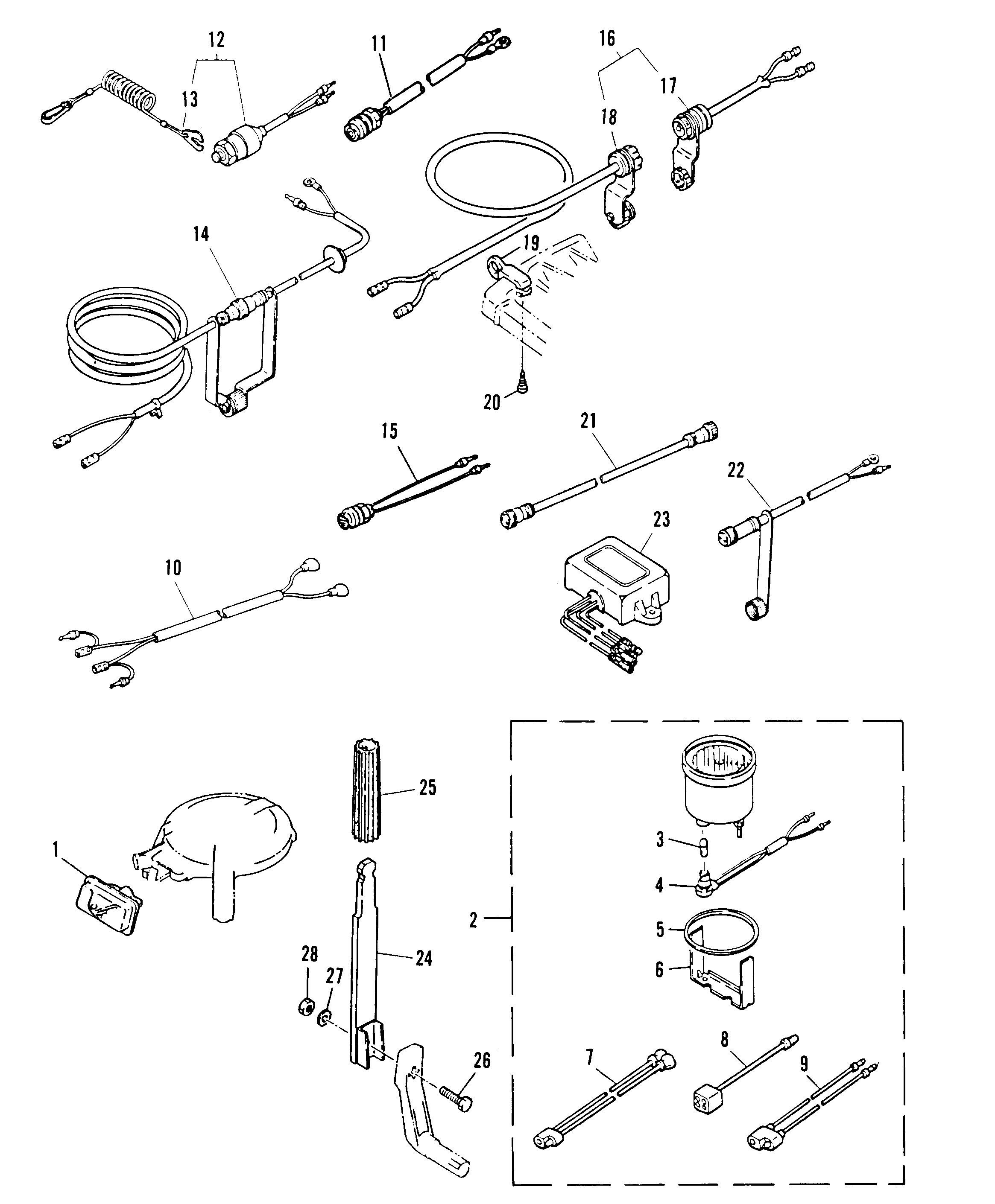 Mariner outboard parts diagram