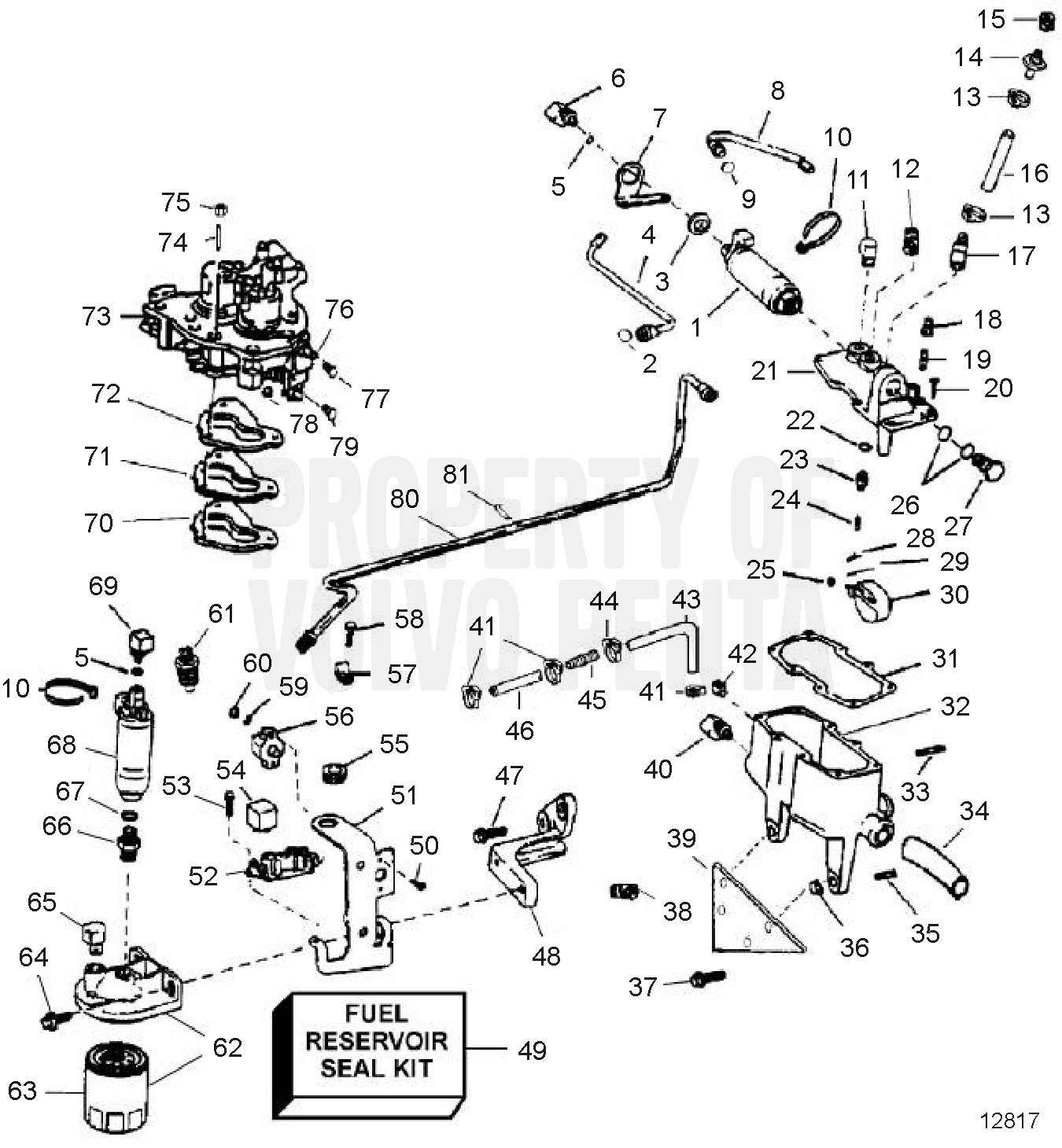 Volvo marine parts