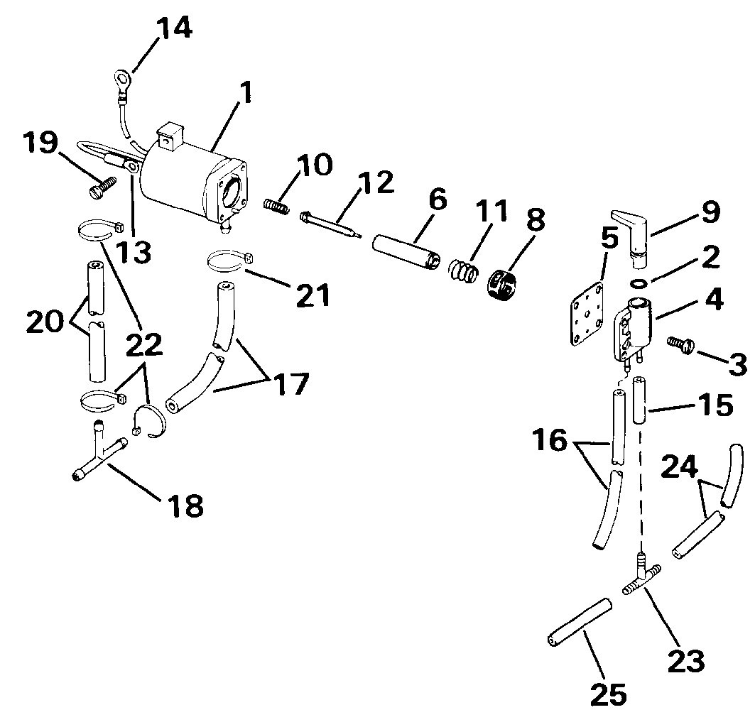 Evinrude | Outboard Parts by HP | 28 | E28ESLCUC 1987 | ELECTRIC PRIMER ...