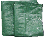 TARP GREEN POLY 20' X 40' 8MIL